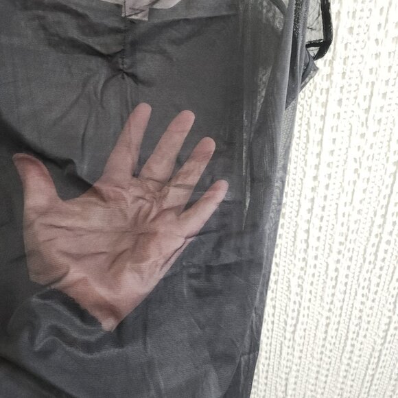 Victoria’s Secret Sheer Black Lace Trim Slip Dress Lingerie Women's Size Medium - Picture 10 of 14